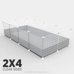 Ozzy Cages 2x4 C&C Enclosure - Clear Sided