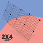 2 x 4 Ozzy C&C Cage Lid Kit