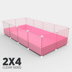 Ozzy Cages 2x4 C&C Enclosure - Clear Sided