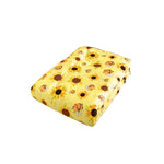 Bee-utiful Sunflowers Fleece Liner for C&C Ozzy Cages