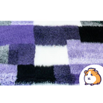Ozzy Vet-Bed Liner | Purple, White and Black Rectangles