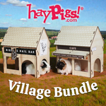 HayPigs!® Village Bundle - Guinea Pig Café + Nibbles Nail Bar