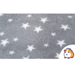 Ozzy Vet-Bed Liner | Grey with White Stars