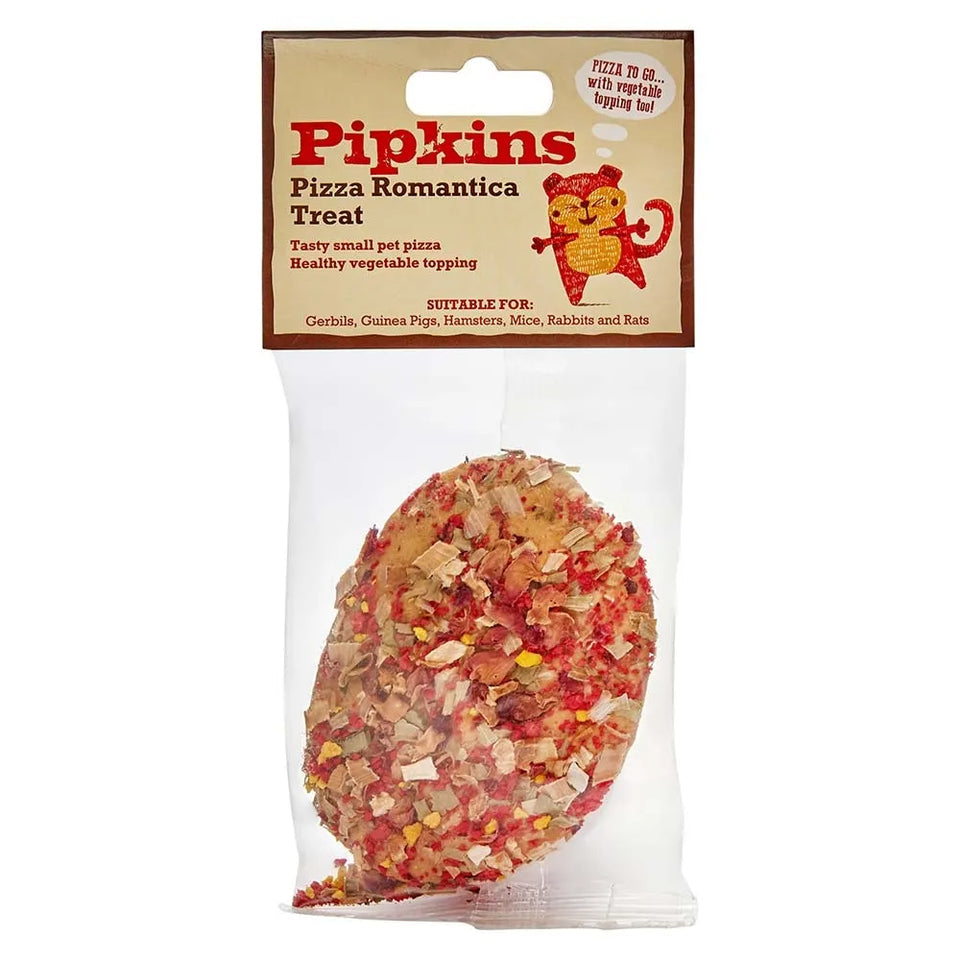 Image showcasing Pipkins Pizza Romantica Treat - Guinea Pigs Australia