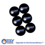 Connectors for Ozzy Grids 6 Pack - Black with Logo