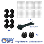 Ozzy Wheel Pack - 2x3 Cage (Black or White)