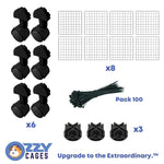 Ozzy Wheel Pack - 2x4 Cage (Black or White)