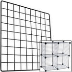 Grid and Connector Set for Indoor Guinea Pig Cage - Black