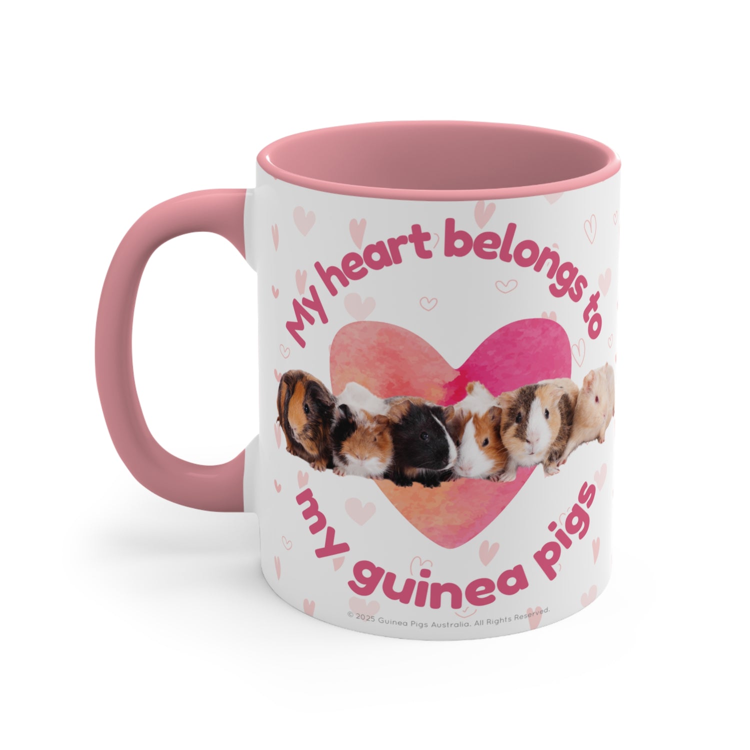 Mug - "My Heart Belongs To My Guinea Pigs"