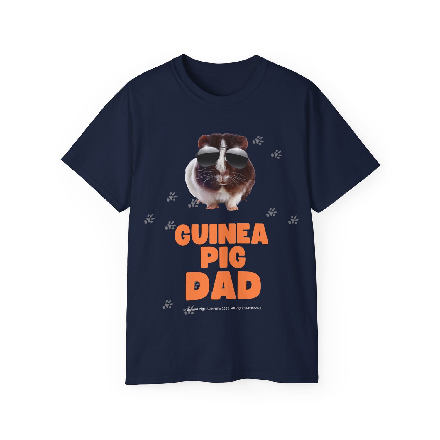 Unisex Cotton Tshirt - Guinea Pig Dad
