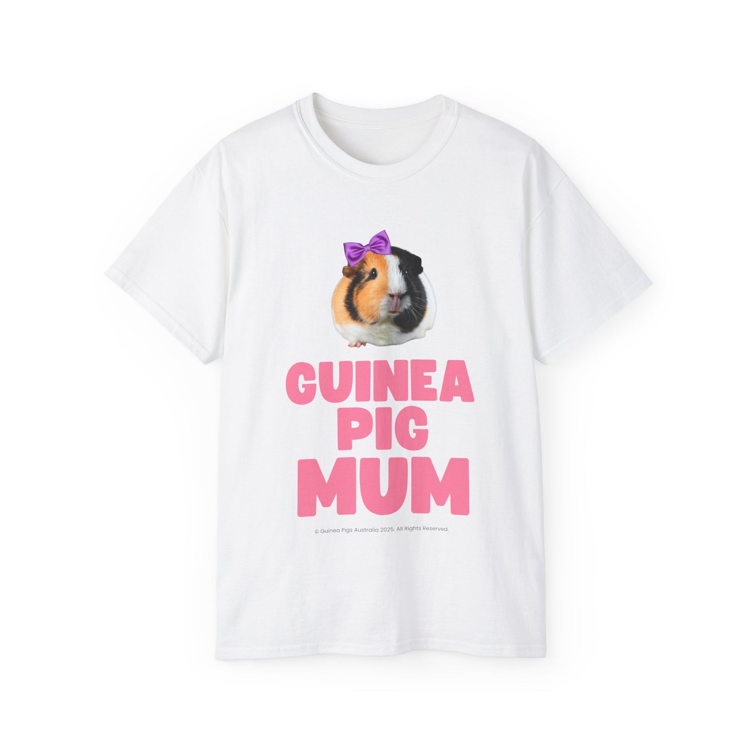 Unisex Cotton Tshirt - Guinea Pig Mum