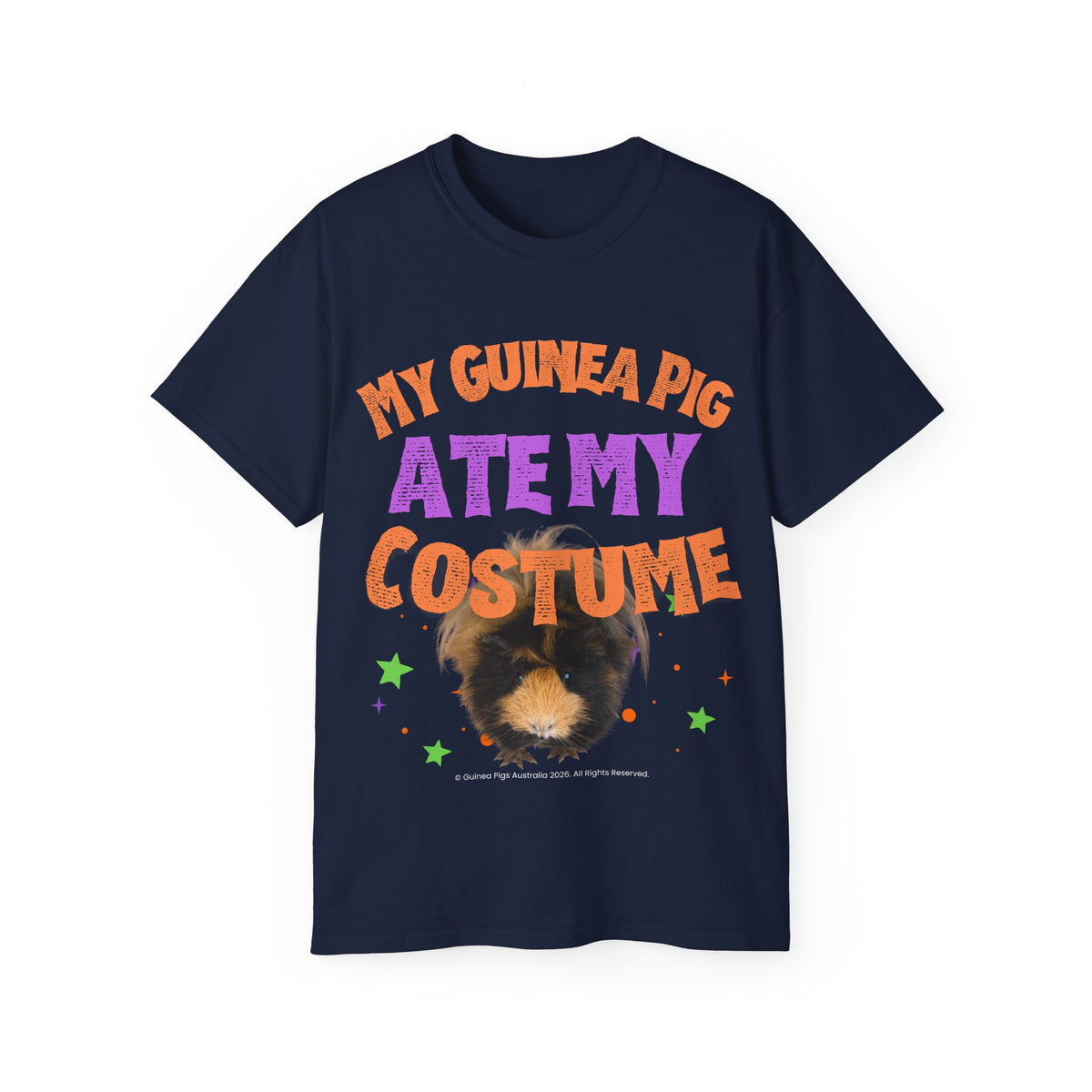 Unisex Cotton Tshirt - Halloween: My Guinea Pig Ate My Costume