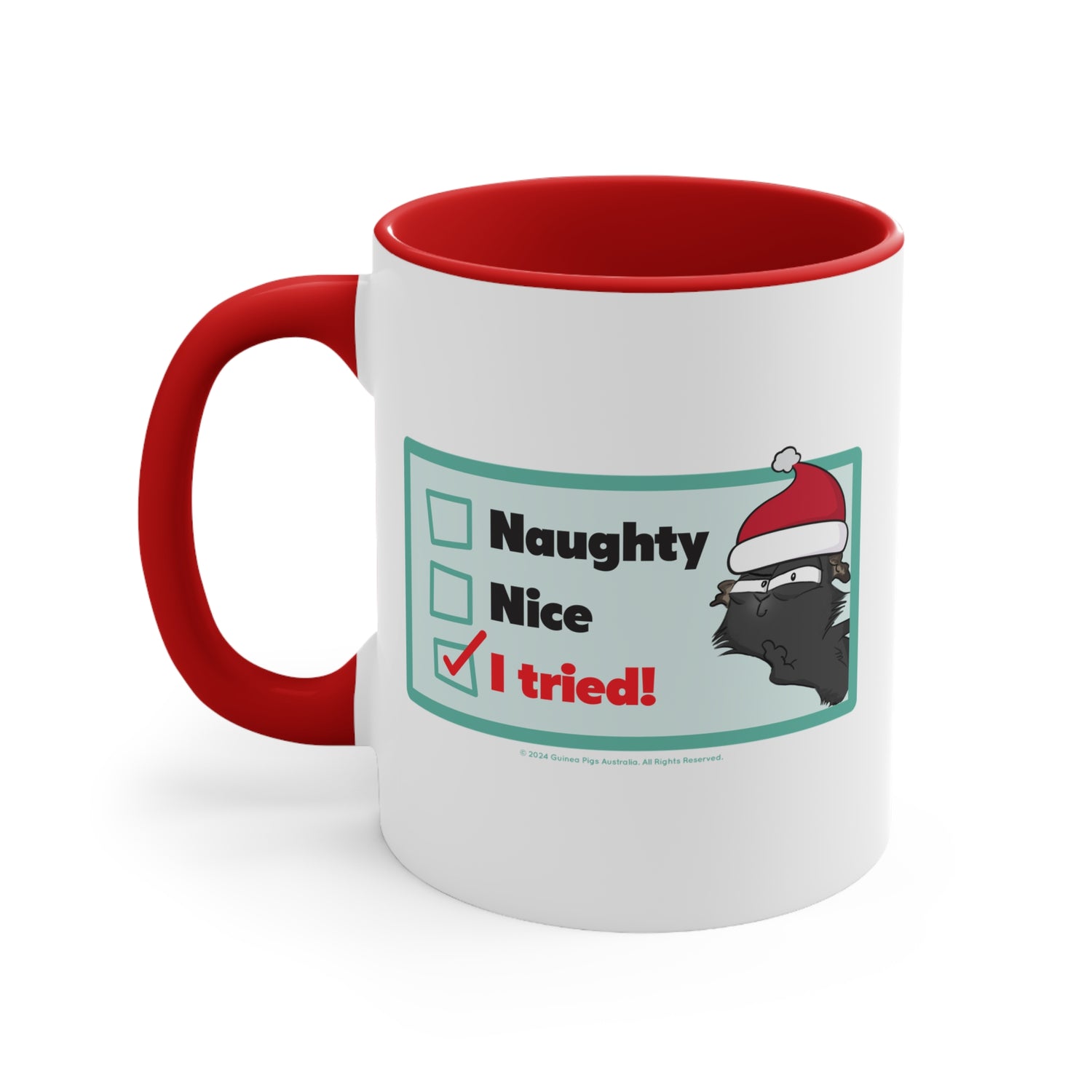 Mug - Christmas: Naughty? Nice? I tried!
