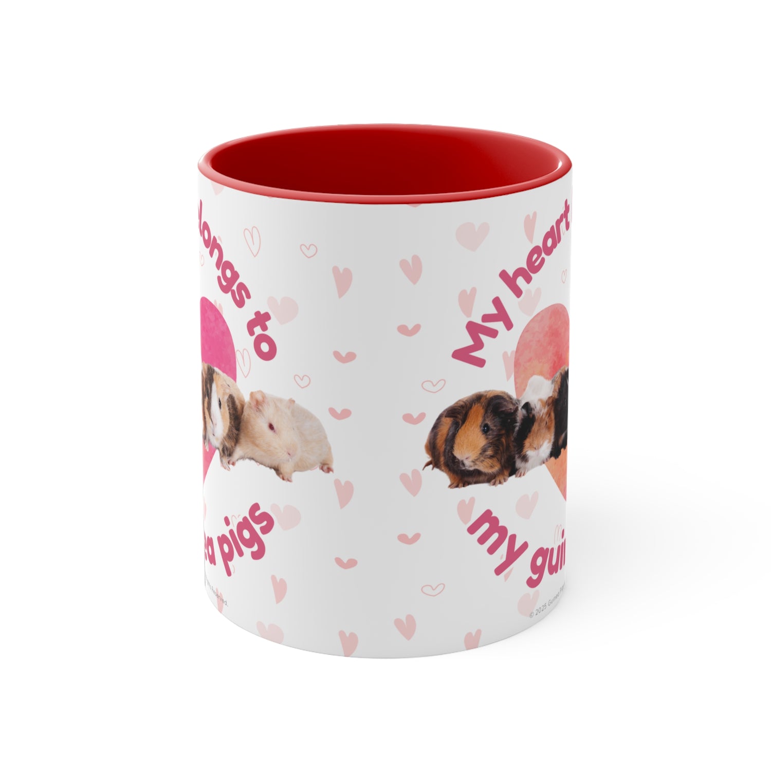 Mug - "My Heart Belongs To My Guinea Pigs"