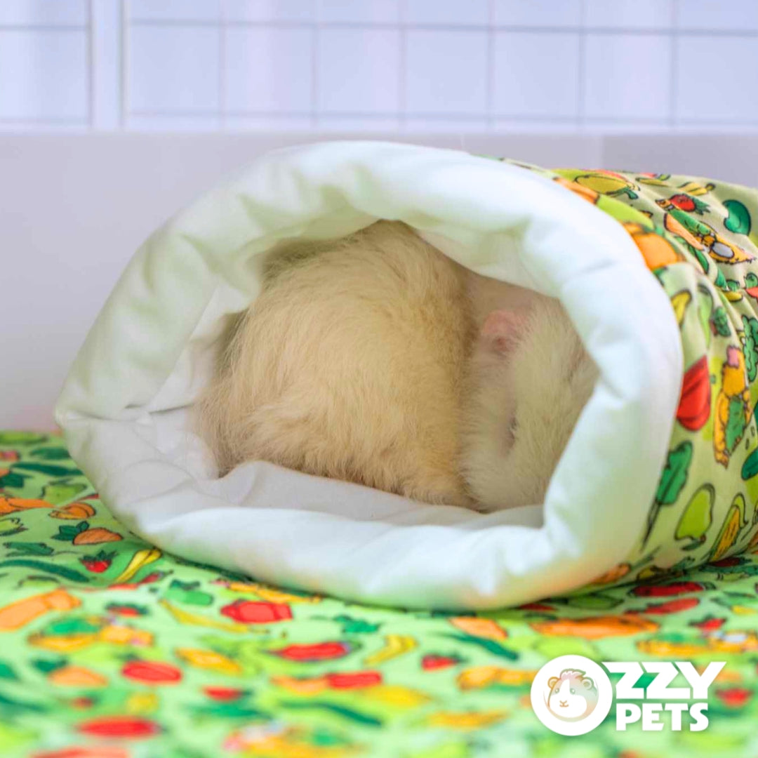Snuggle Sack - Fleece Bed and Hidey for Guinea Pigs by Ozzy Pets