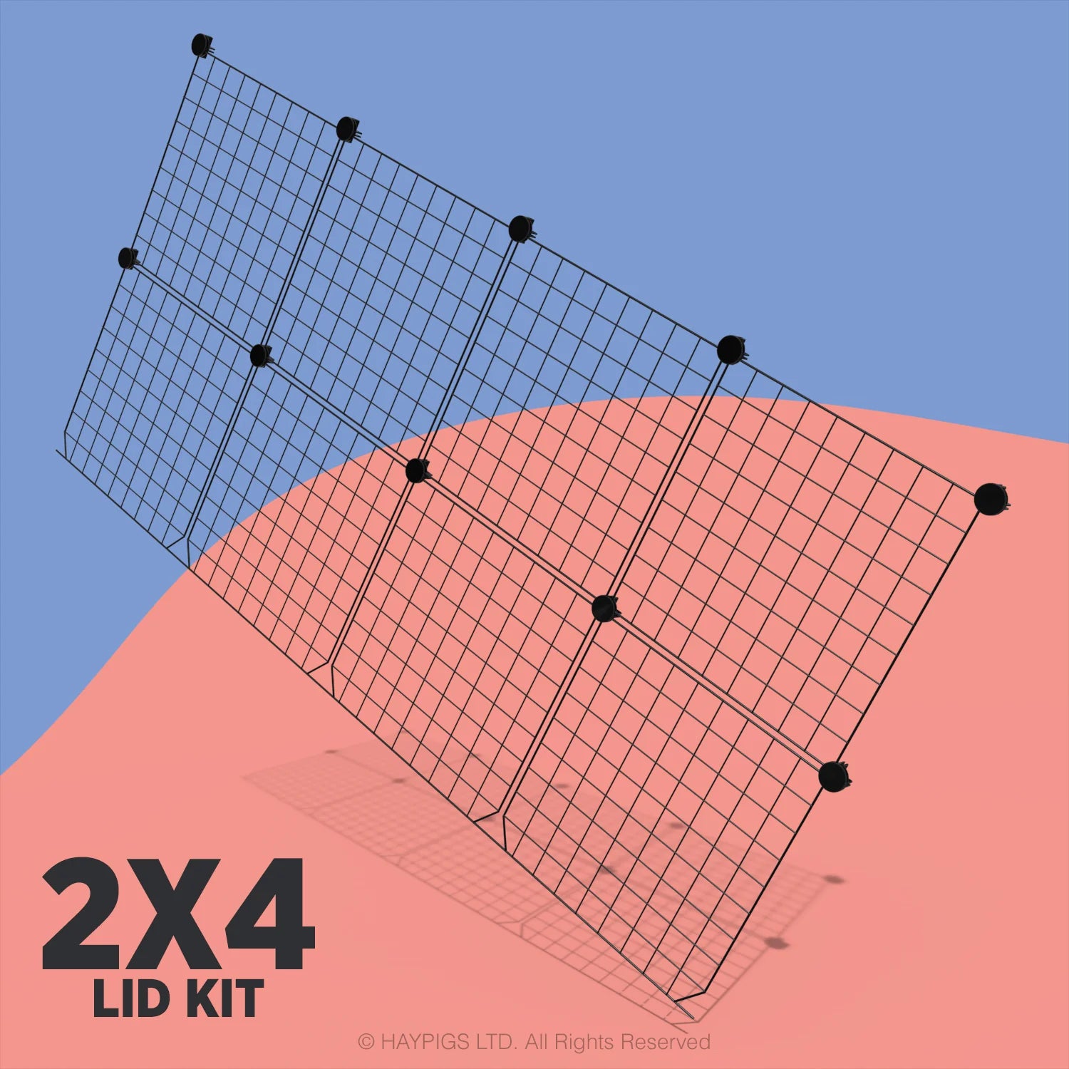 2 x 4 Ozzy C&C Cage Lid Kit