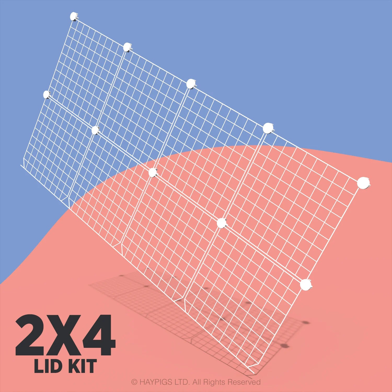 2 x 4 Ozzy C&C Cage Lid Kit