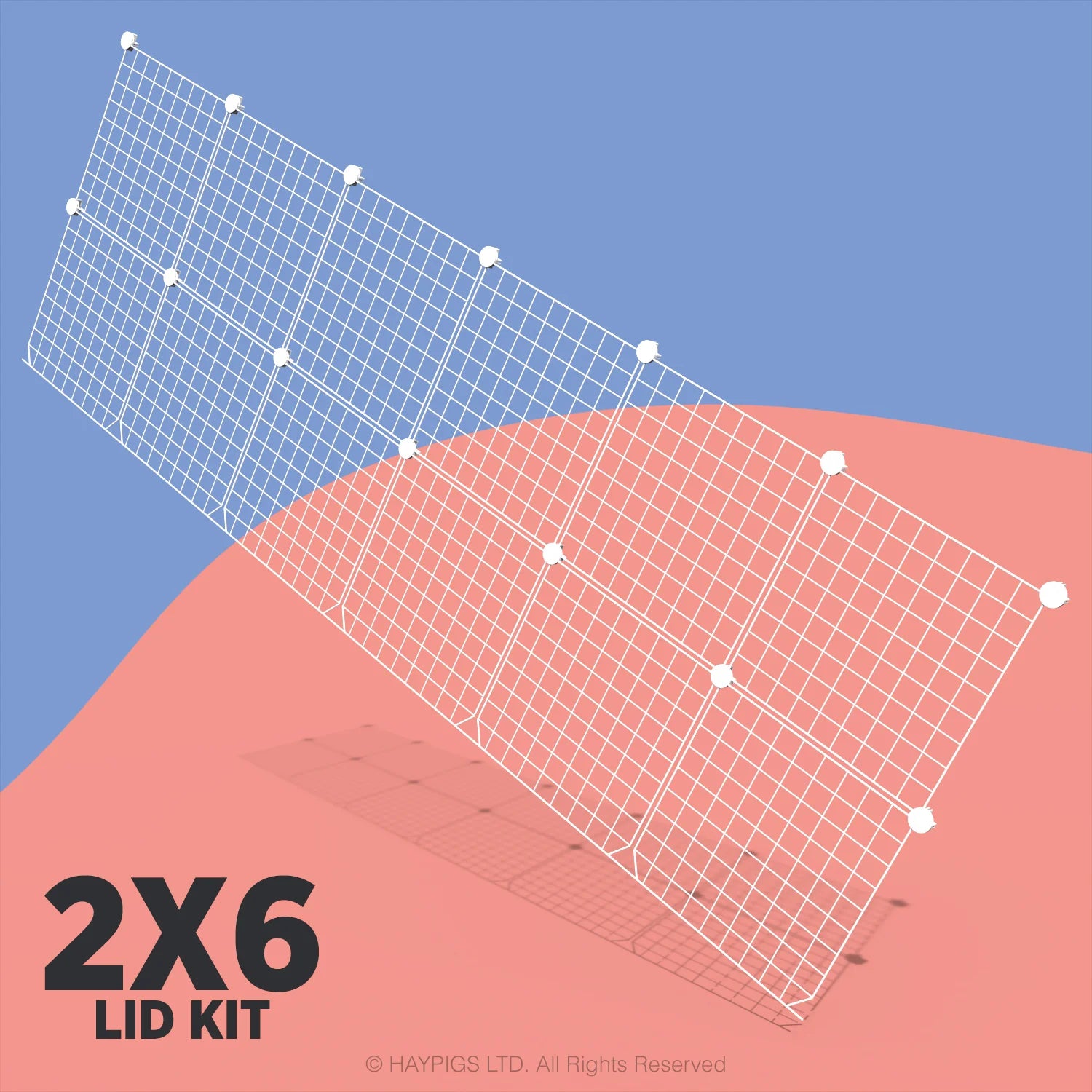 2 x 6 Ozzy C&C Cage Lid Kit