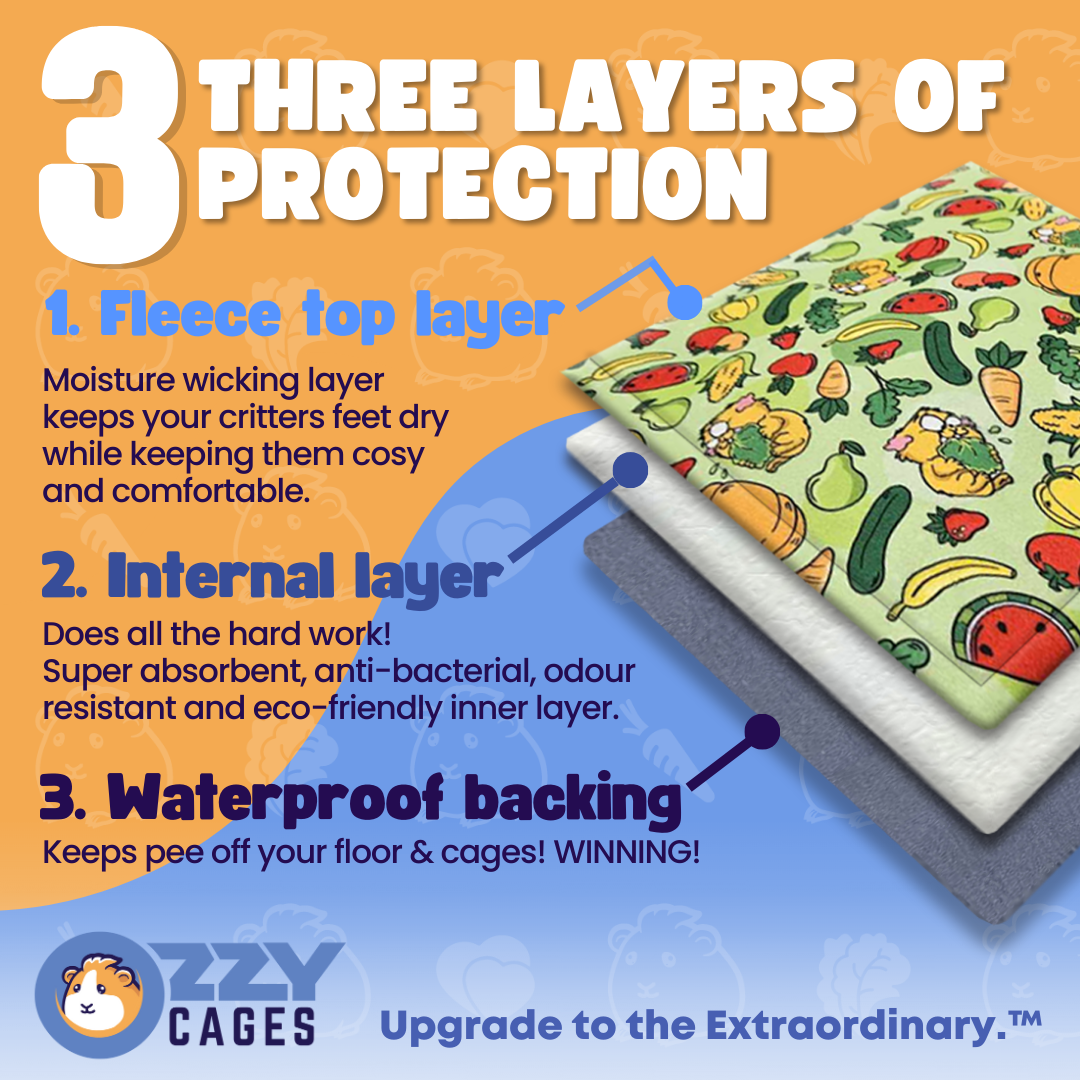 Baby Pink Fleece Liner for C&C Ozzy Cages