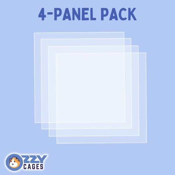 Clear Panel Pack - Ozzy Cages