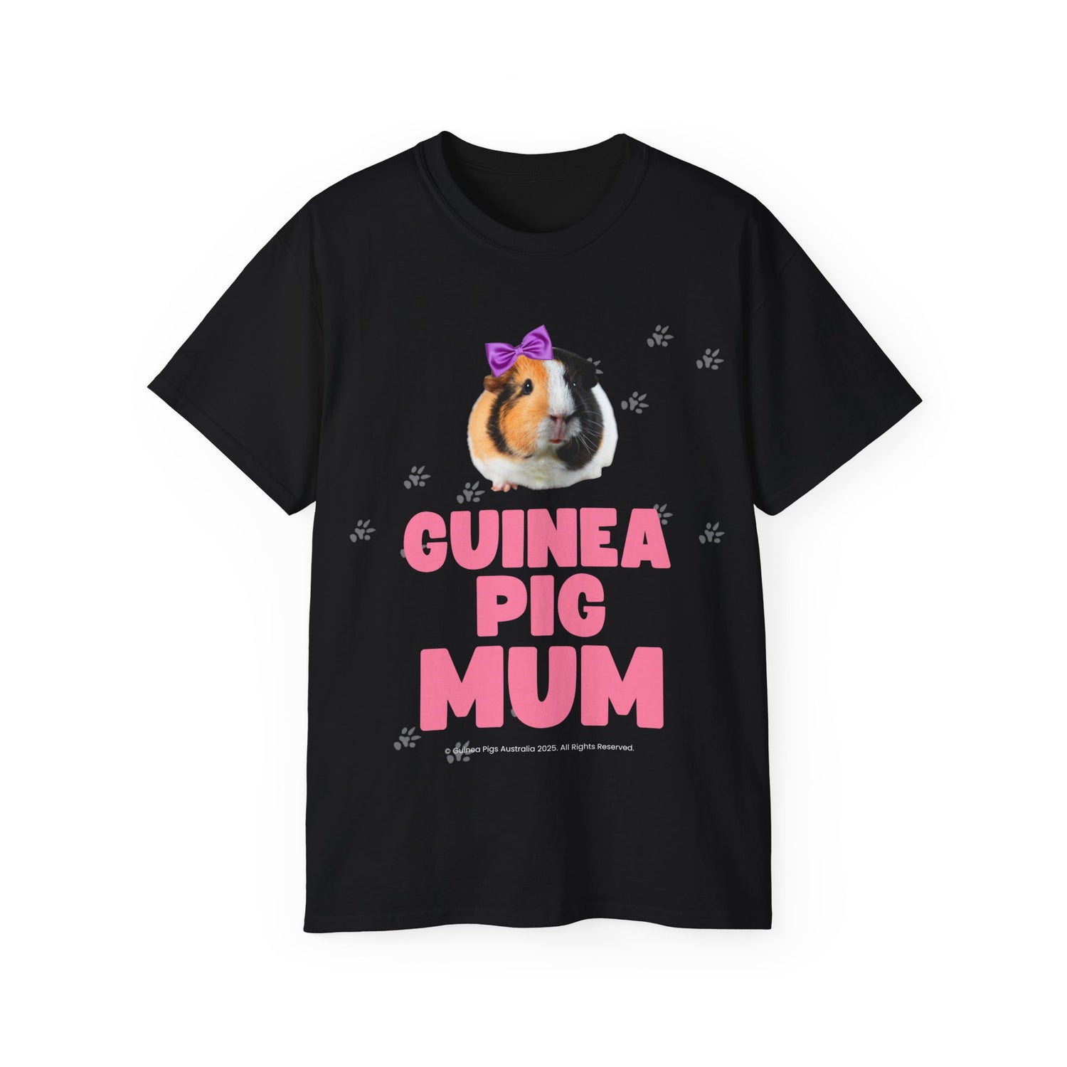 Unisex Cotton Tshirt - Guinea Pig Mum