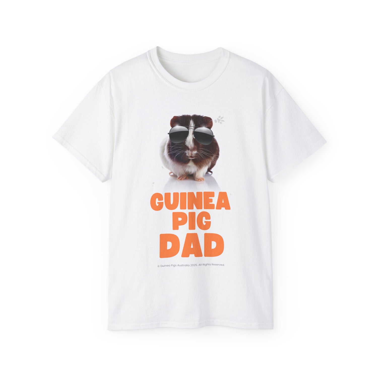 Unisex Cotton Tshirt - Guinea Pig Dad