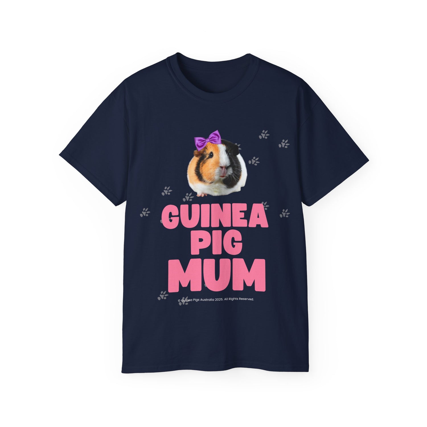 Unisex Cotton Tshirt - Guinea Pig Mum