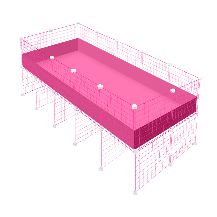 Ozzy Cages 2x5 C&C Enclosure for Guinea Pigs