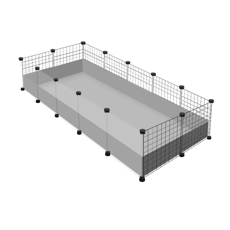 Ozzy Cages 2x5 C&C Enclosure - Clear Sided
