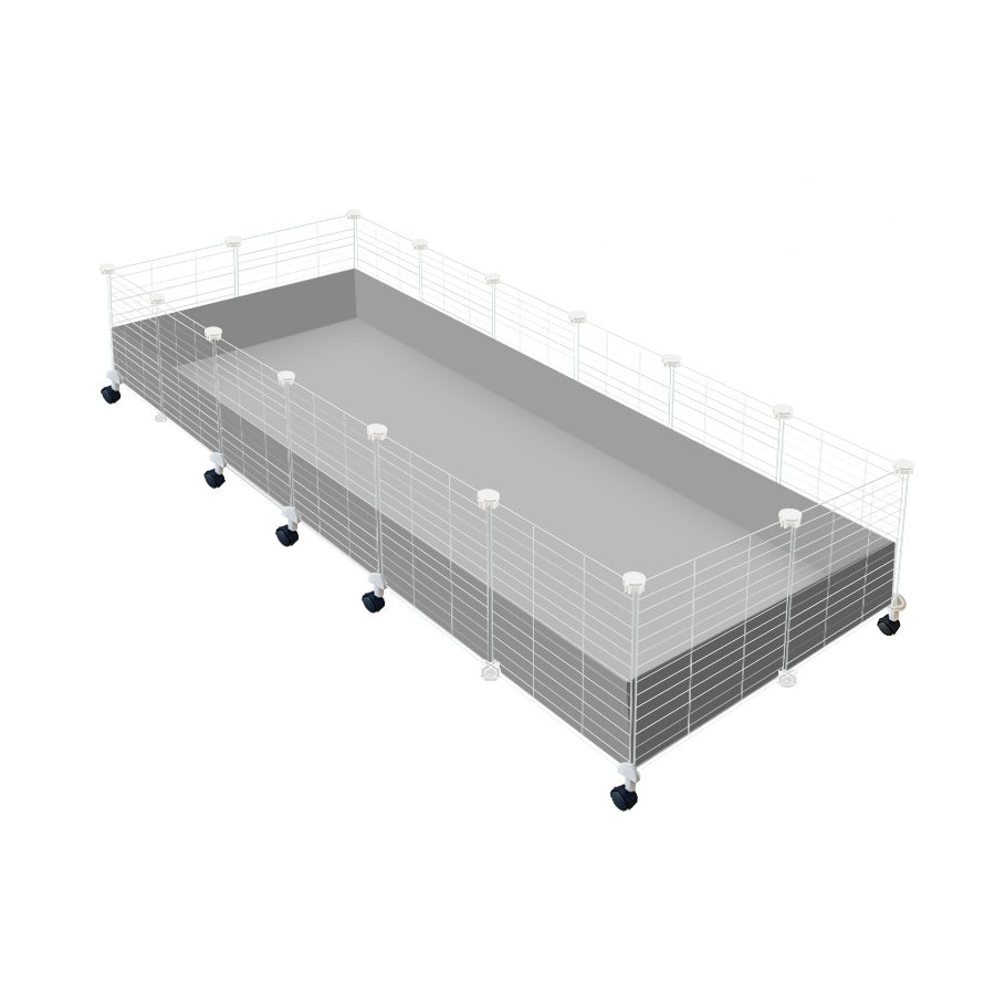 Kavee cage with wheels white 2x6