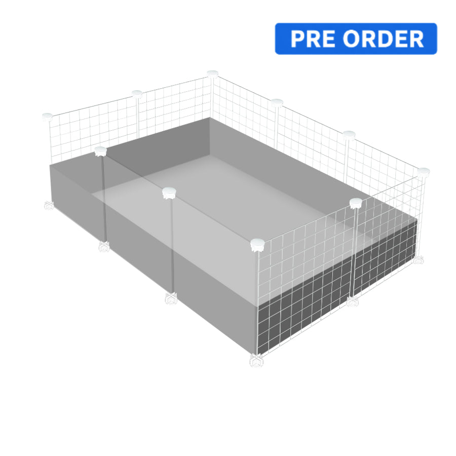 Ozzy Cages 2x3 C&C Enclosure - Clear Sided