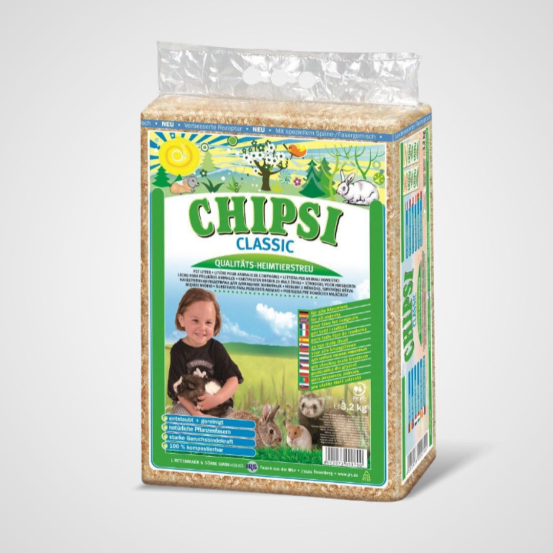 Classic Shaving 60L – Chipsi Softwood Bedding for Guinea Pigs & Rabbits