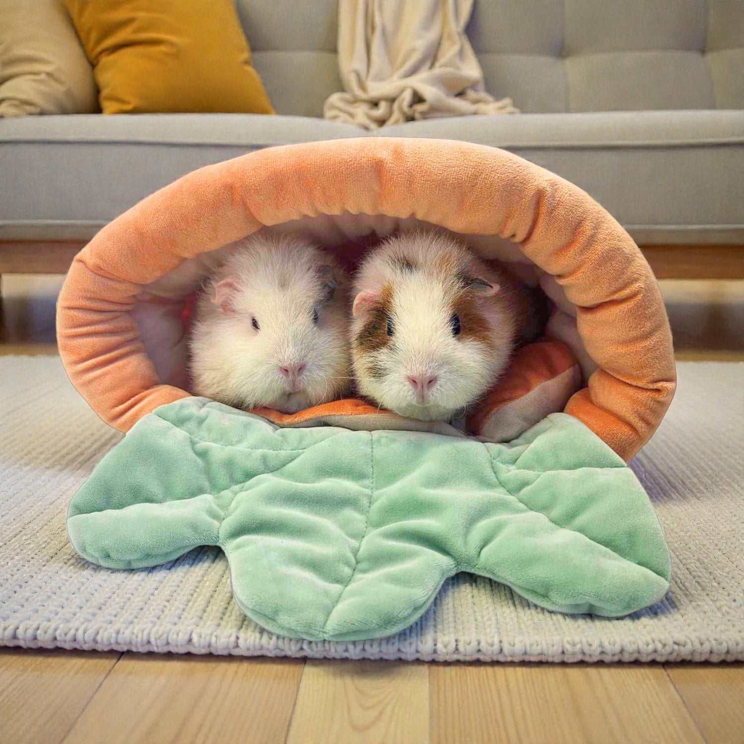 Cuddly Carrot Bed - Ozzy Pets