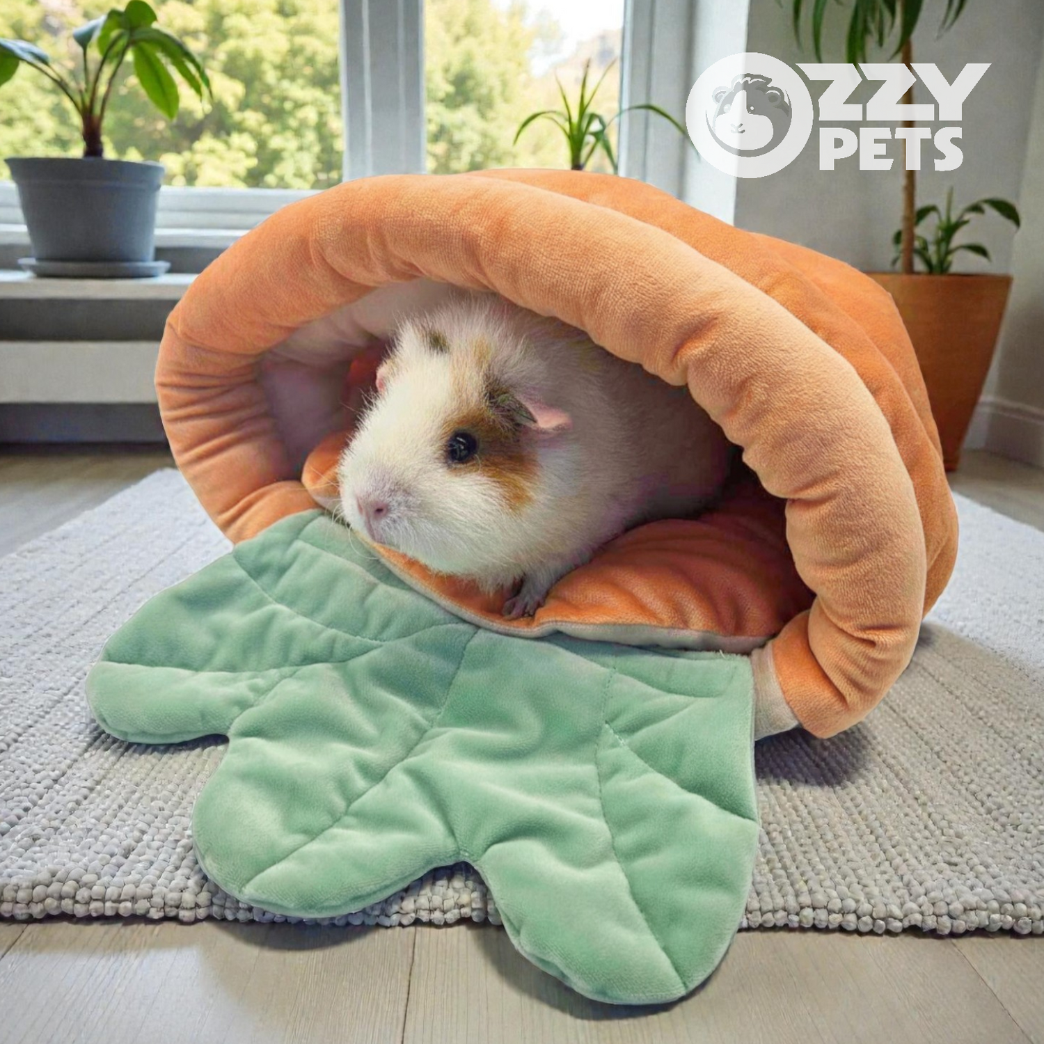 Cuddly Carrot Bed - Ozzy Pets