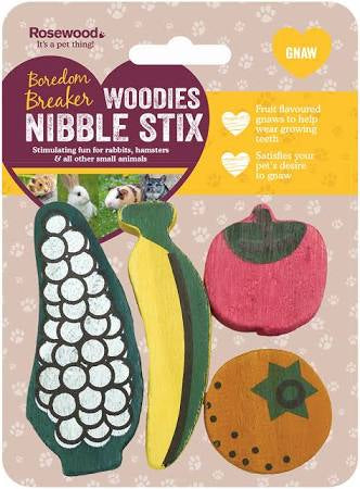 Rosewood Nibble Stix for Rabbits and Guinea Pigs