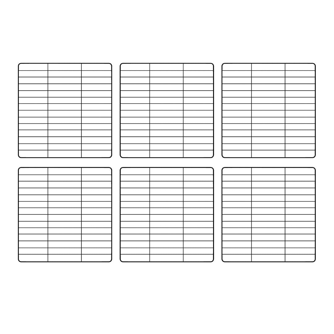 Bar Grid Black - 6 Pack – Guinea Pigs Australia