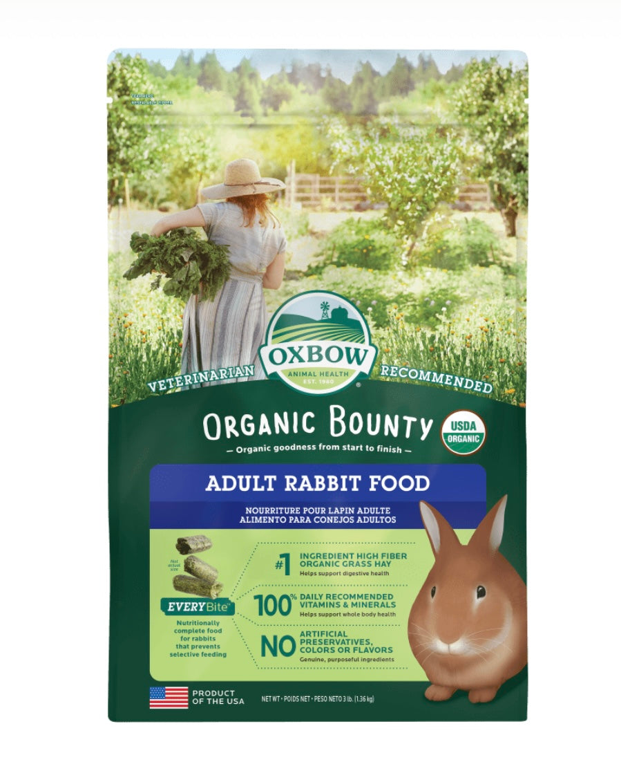 Oxbow Organic Bounty Adult Rabbit Food 1.3kg