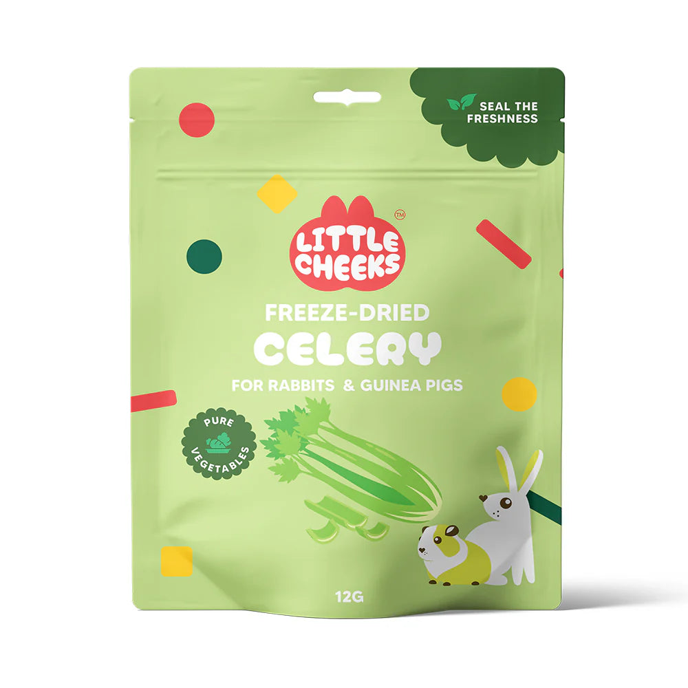 Little Cheeks Freeze Dried 12g Celery for Rabbits and Guinea Pigs