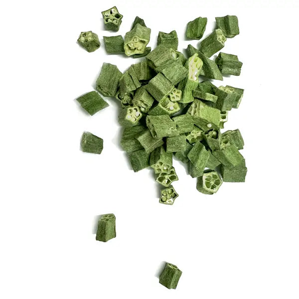 Little Cheeks Freeze Dried 15g Okra for Rabbits and Guinea Pigs