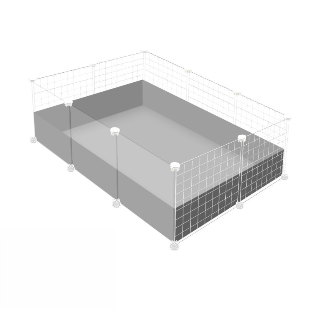 Ozzy Cages 2x3 C&C Enclosure - Clear Sided