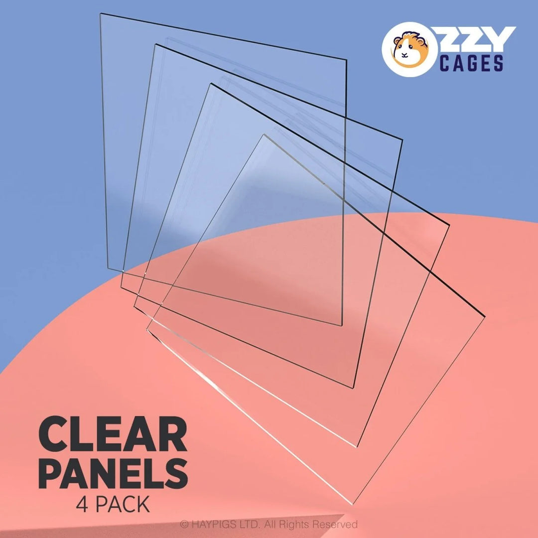 Clear Panel Pack - Ozzy Cages