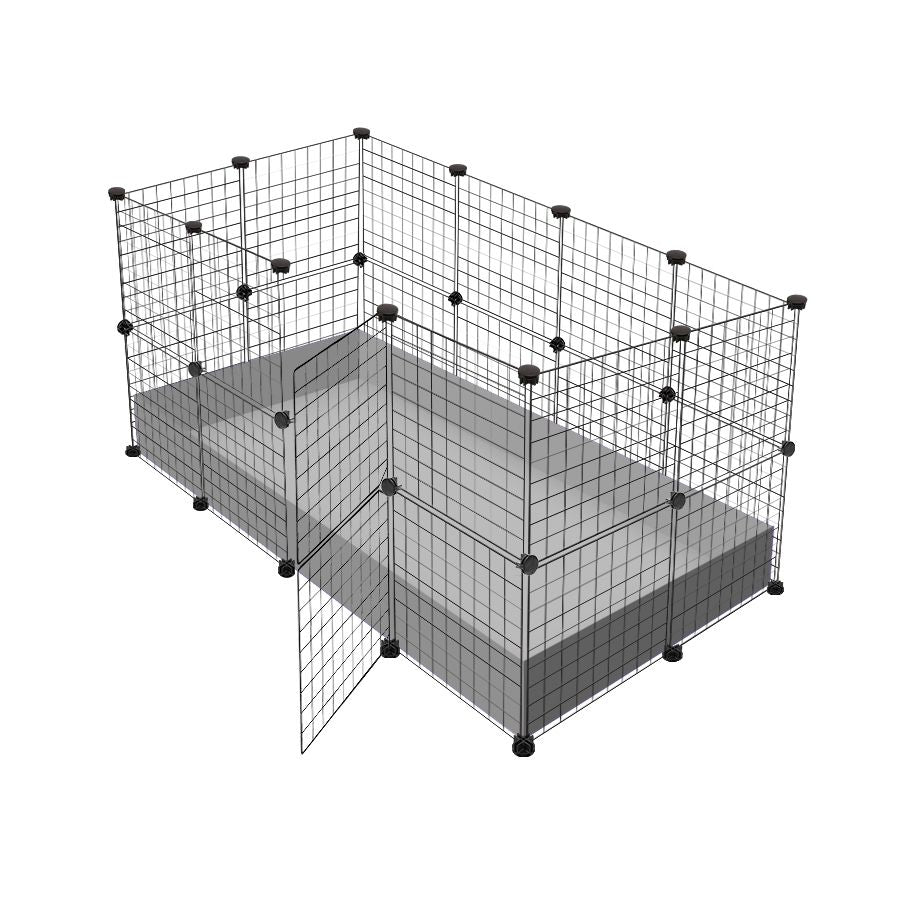 2 x 4 Ozzy C&C Cage Indoor Rabbit Enclosure – Guinea Pigs Australia