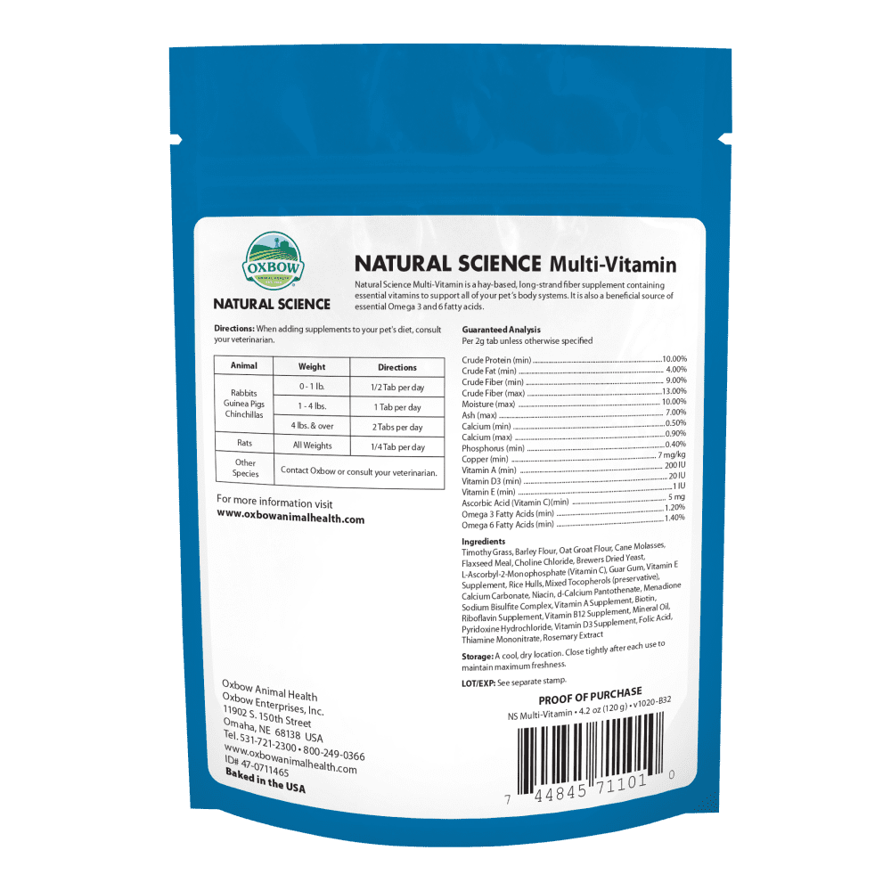 Oxbow Natural Science Multi Vitamin