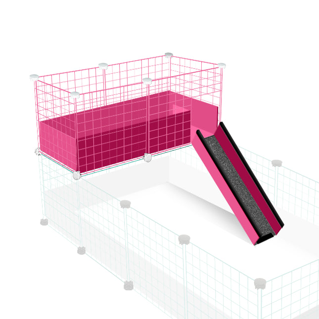 Loft Combo 2x1 Narrow Loft Add On for Guinea Pig Cages – Guinea