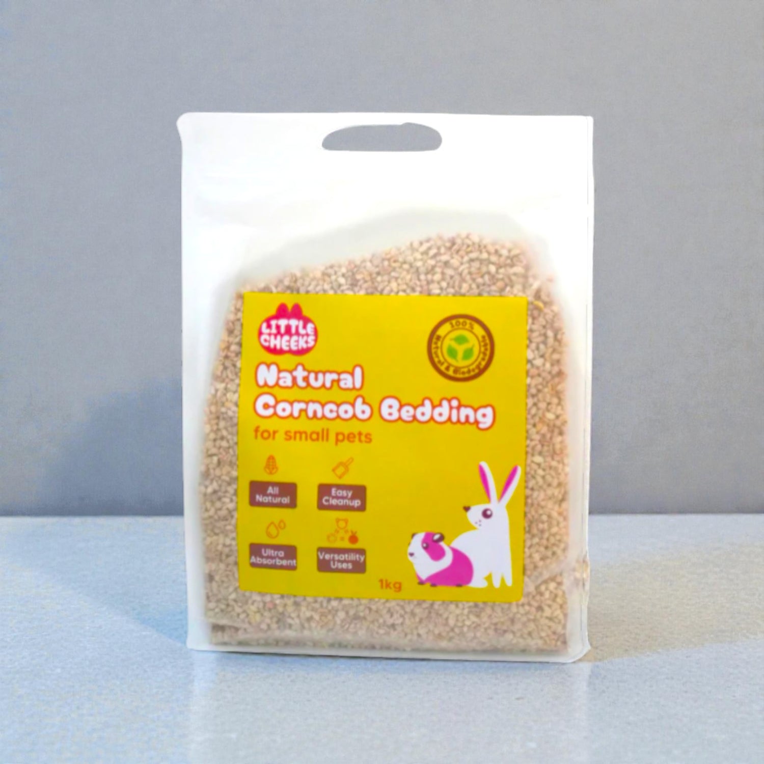Little Cheeks Natural Corncob Bedding 1kg