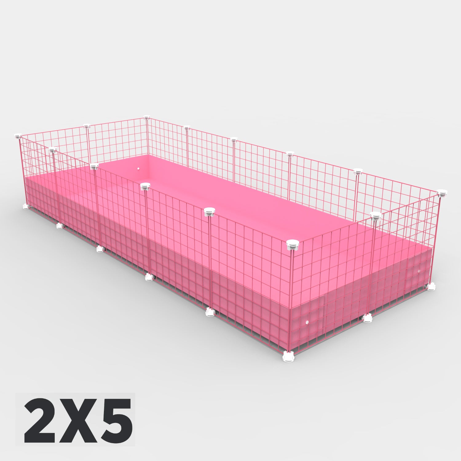 Ozzy Cages 2x5 C&C Enclosure for Guinea Pigs