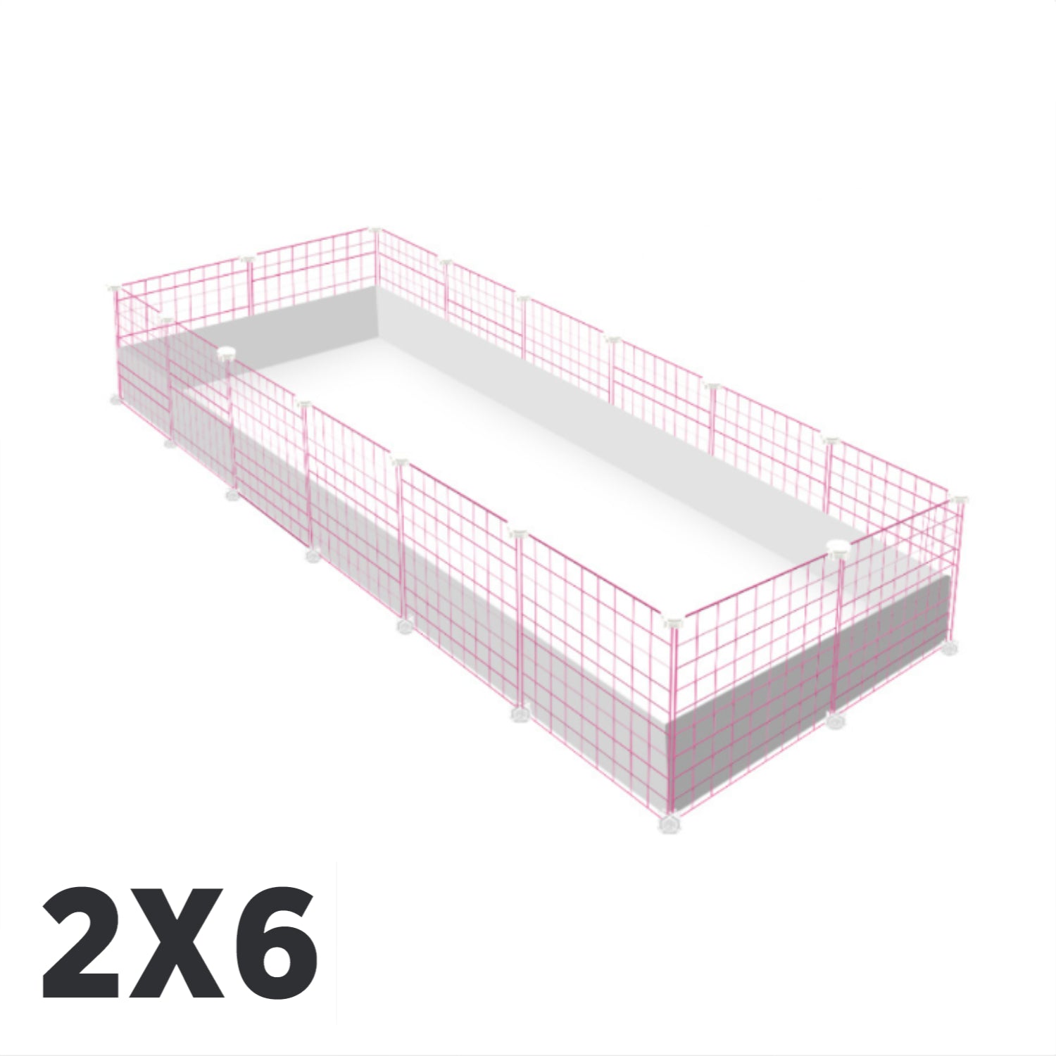 Ozzy Cages 2x6 C&C Enclosure - For Guinea Pigs