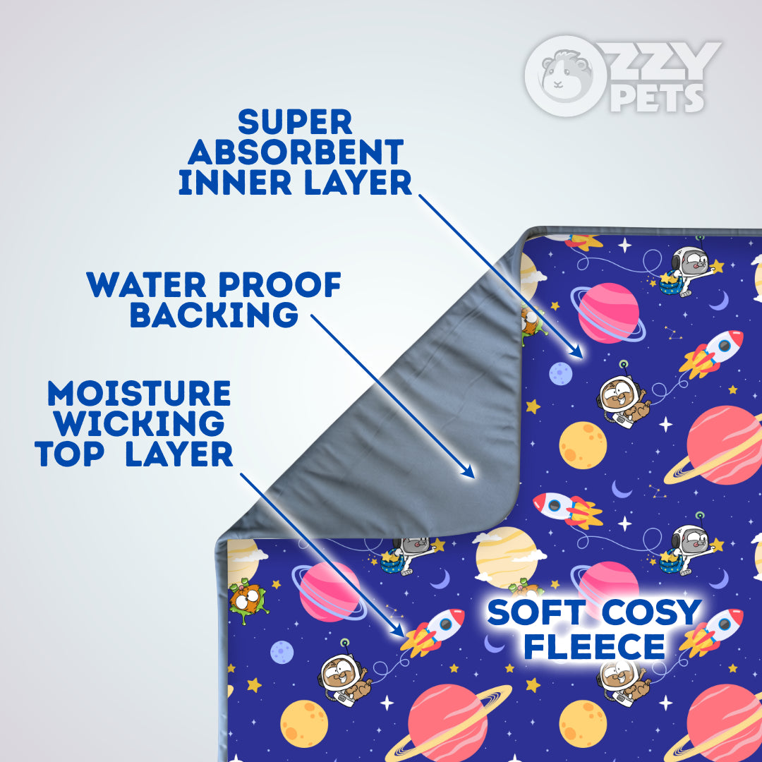 Pigs In Space Fleece Liner for C&C Ozzy Cages