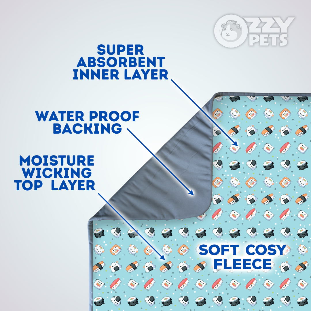 Sushi Snuggles Fleece Liner for C&C Ozzy Cages