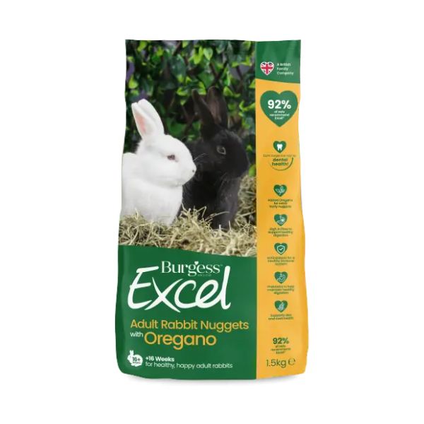 Burgess Excel Rabbit Pellets with Oregano 1.5kg